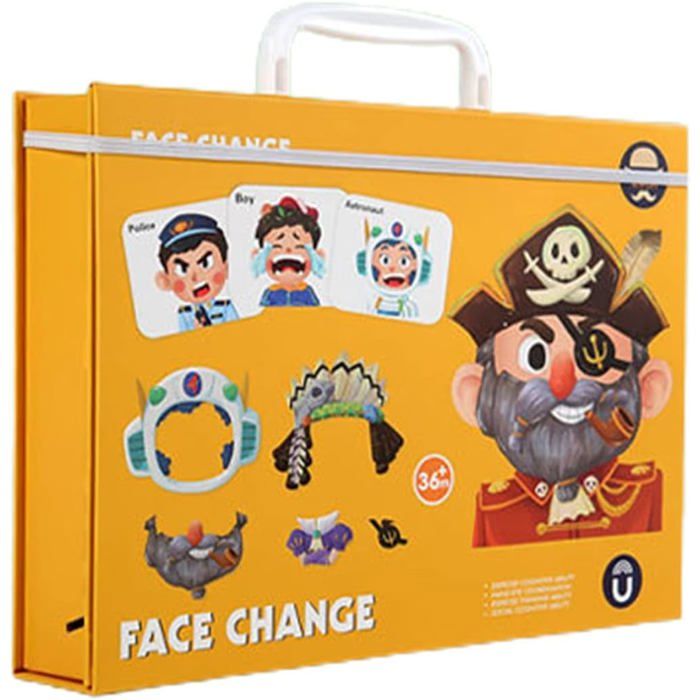 Jeu d'apprentissage pour enfants - Magnetic Puzzle - Change Face - 1 joueur ou plus - 24 mois et plus - Mixte