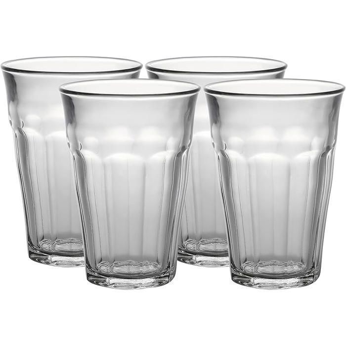 Verres à eau - GENERIC - ECA-12 T - 305ml - Lot de 4 - Verre résistant