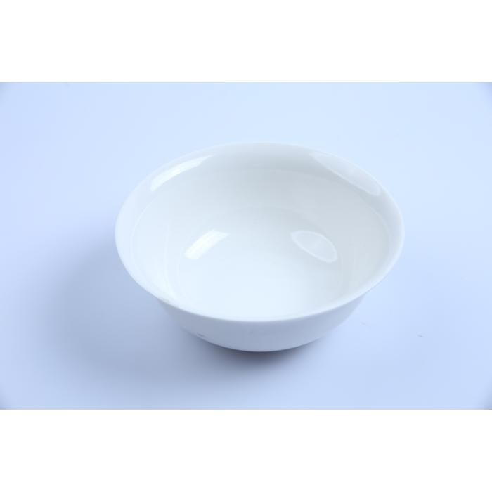 Bol en porcelaine - GENERIC - 16,5x6,5cm - Blanc - Rond - Compatible lave-vaisselle