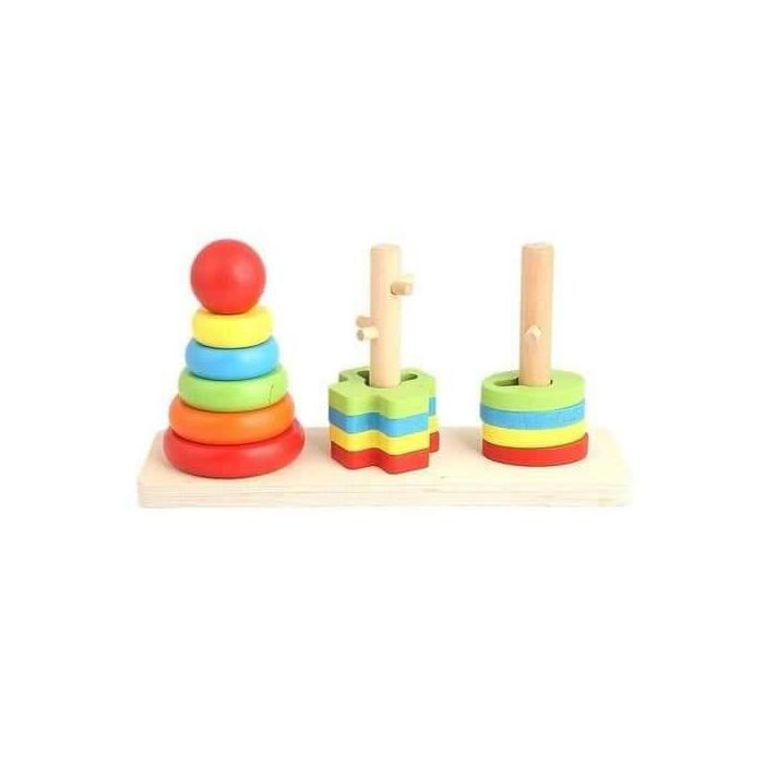 Jeux de bloc montassori en bois