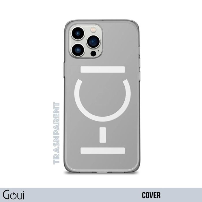 Coque iPhone 15 Pro - Goui - Transparente - MagSafe - Protection robuste - Ajustement parfait