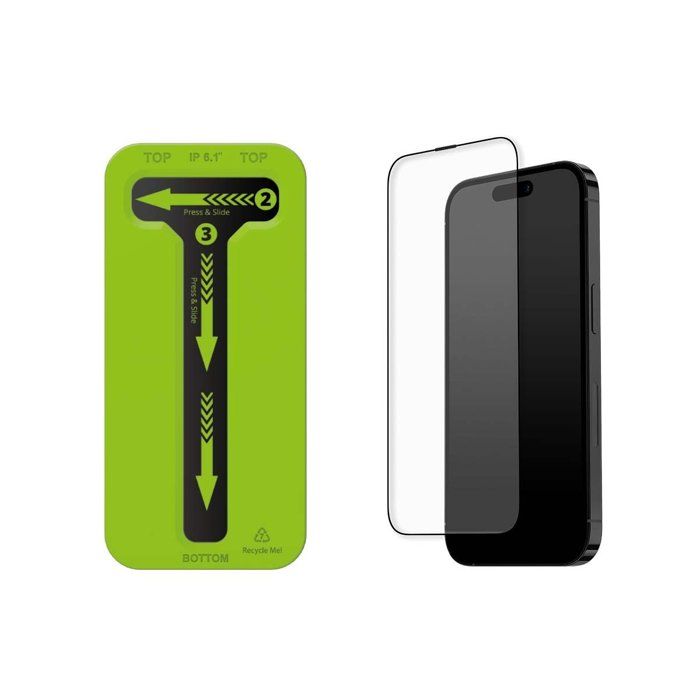 Protecteur d'Écran - GOUI - iPhone 14 Pro - Verre Aluminosilicate - Résistant aux Éclats - Kit Inclus