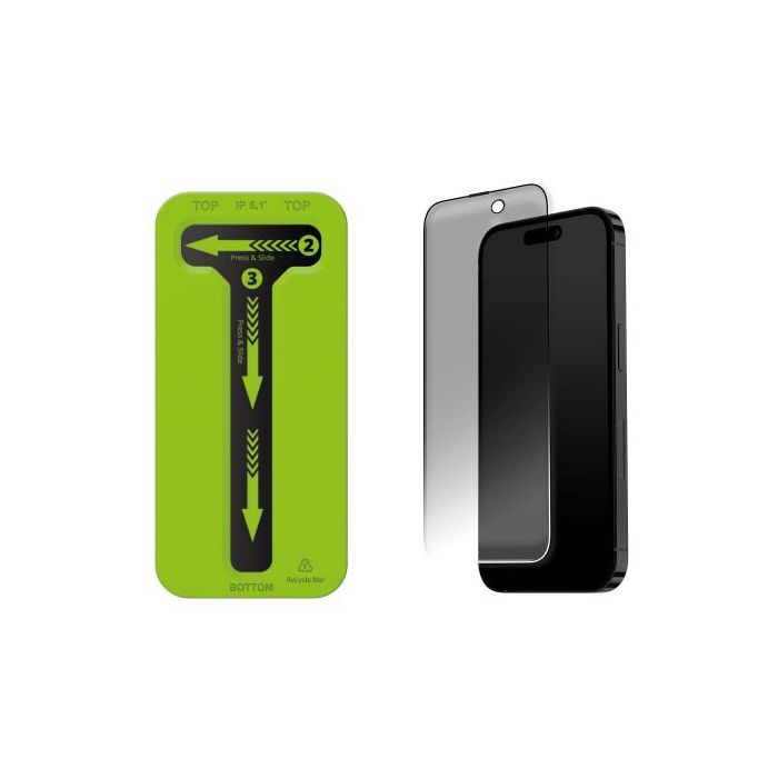 Protection d'écran - GOUI - GLASS - iPhone 16 Pro - Verre trempé clair - Installation sans bulles