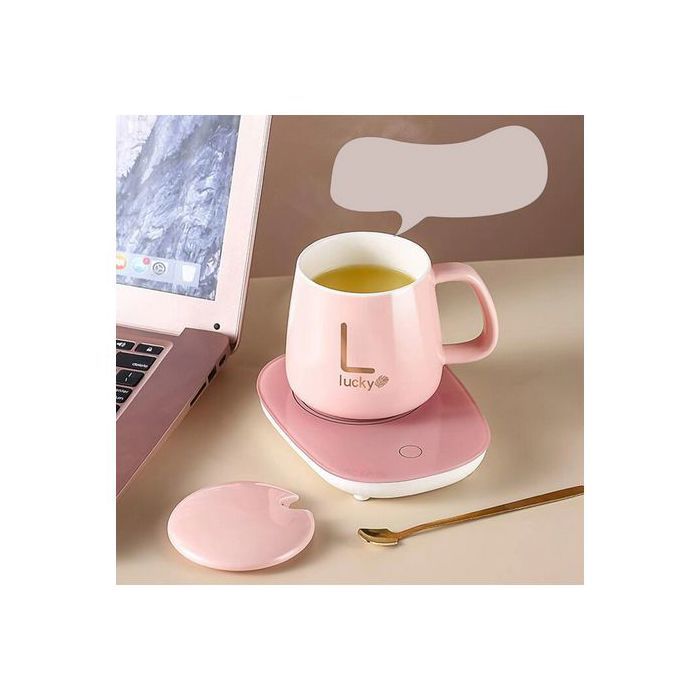 Tasse à café électrique, avec coussin chauffant, à température constante, chauffe-eau, Lucky