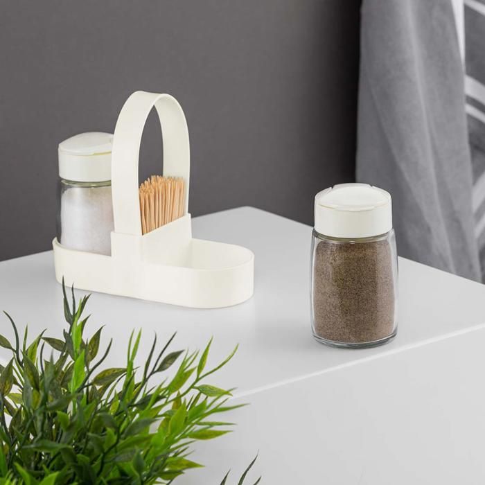 Salière/Poivrière - C-00381 - Noir - Verre - Design Contemporain