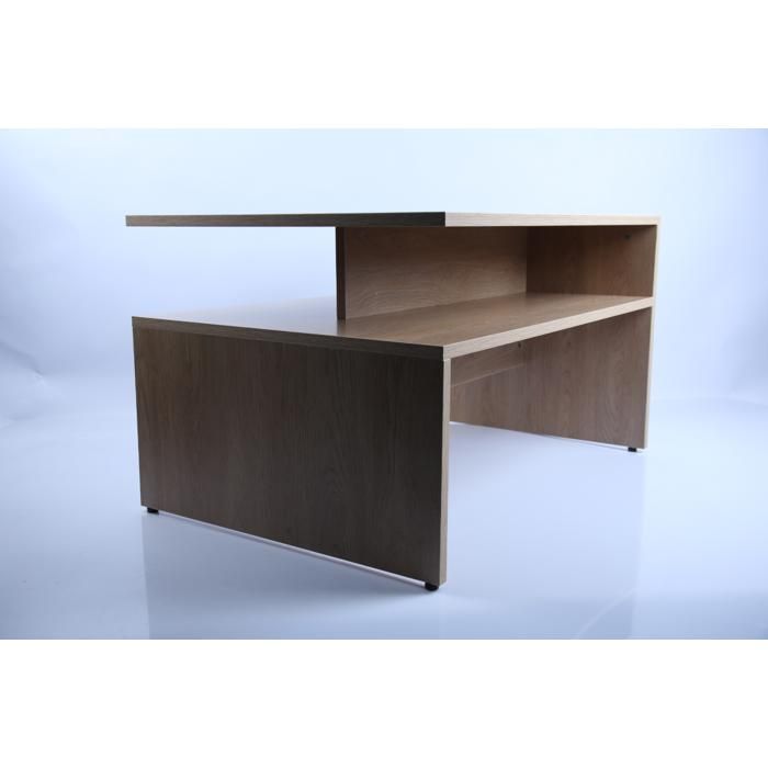 Table Basse - Stratidécor - TB01 - Beige - Bois massif - 90x60x42 cm