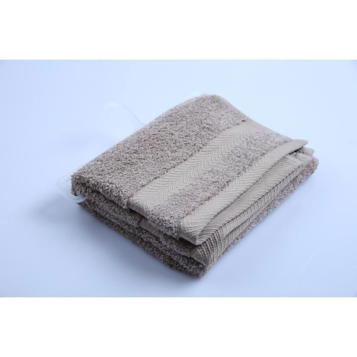 Serviette de Toilette - GENERIC - Faro Cobblestone - 40x70 cm - 650g - Coton Naturel