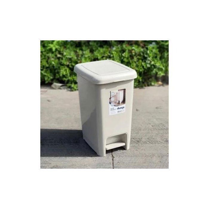 Poubelle Slim 10L SAGA Plastique résistant quantité premum,COULEUR ALEAROIRES GRIS OU BEIGE