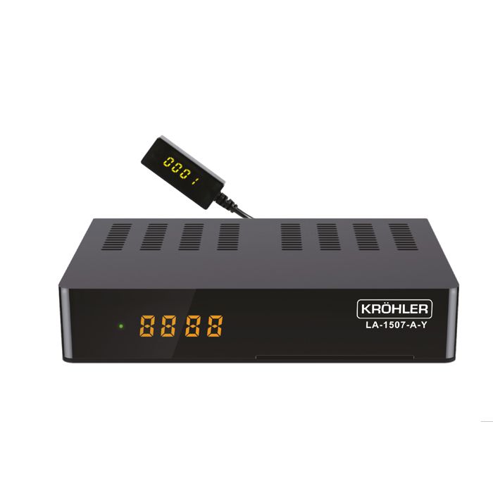 Récepteur Satellite - KRÖHLER - LA-1507-A-Y - Full HD - Wifi et 3G - 2 Ports USB