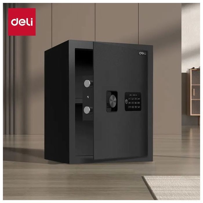 Deli Coffre-fort numérique ET535 - 50x35x33 cm - 16,5 kg