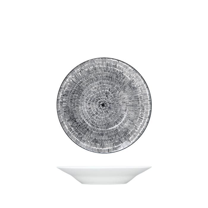 Assiette à soupe ronde en porcelaine 20,3 cm 8RSSP-C