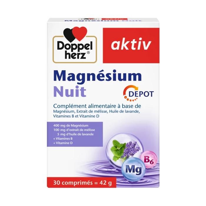 Doppelherz Aktiv Magnésium Nuit DEPOT Complément alimentaire