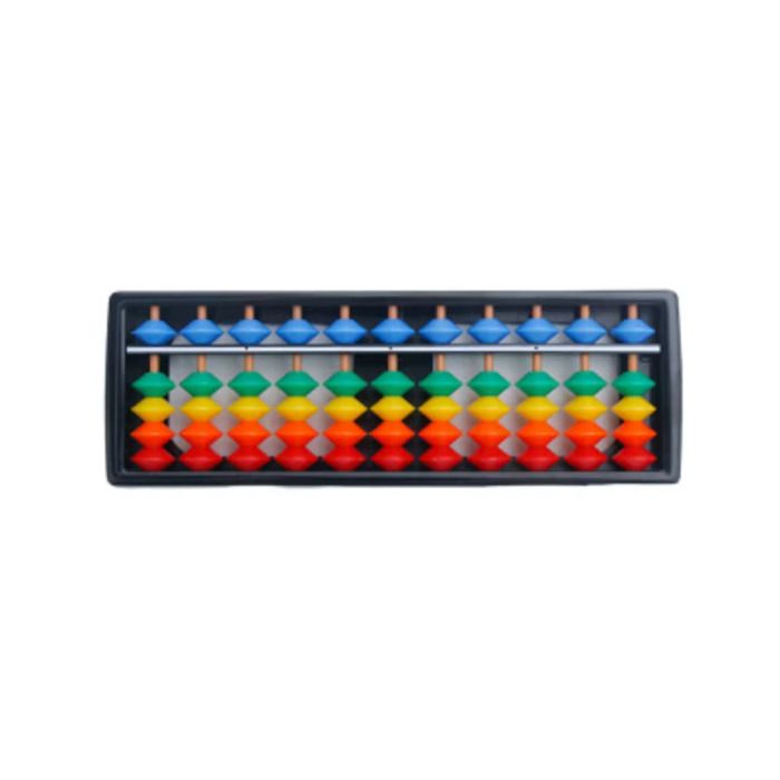 Abacus soroban 11 colonnes - Matériel didactique pour le calcul mental - Multicolore