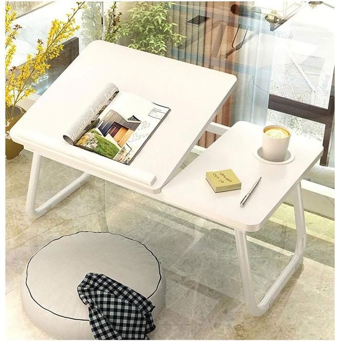 Table pour ordinateur portable en bois pliable Multifonction de Panneau MDF