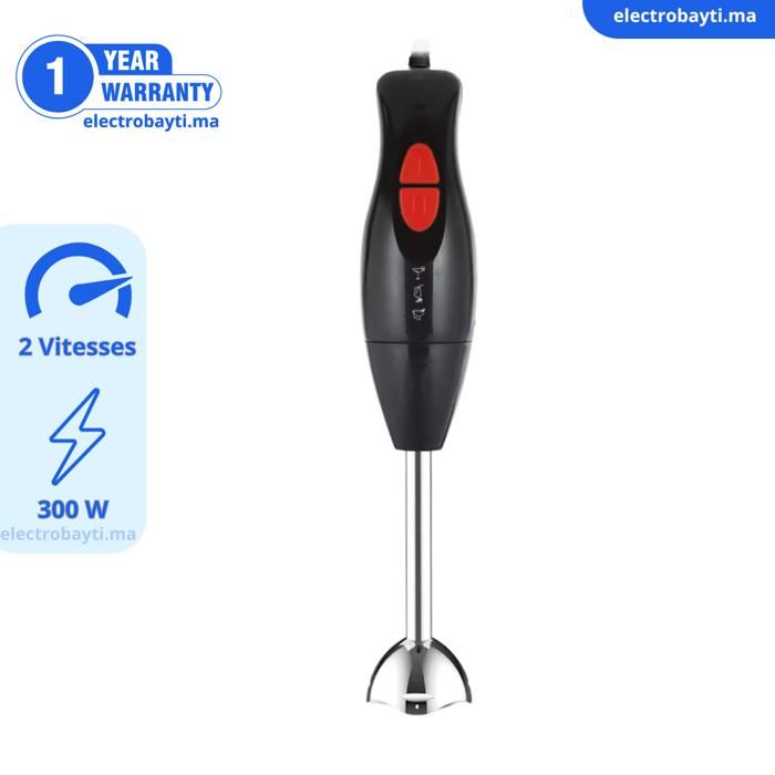 Mixeur Plongeant - Acier Inoxydable - 300W