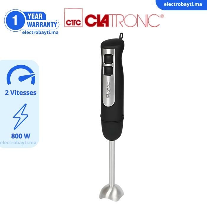 Mixeur Plongeant - Acier Inoxydable - 800W