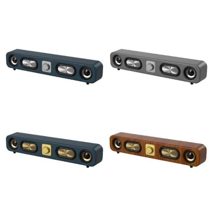 Enceinte sans fil longue portée avec connexion Bluetooth pour un son immersif.