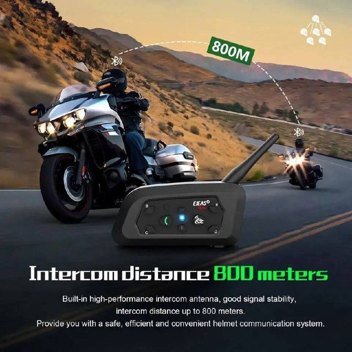 EJEAS Oreillette Bluetooth 5.1 pour Casque Intercom de Moto, Appareil de Communication
