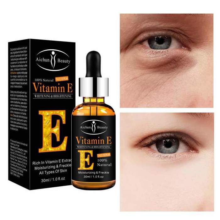 Vitamine E pour éliminer les cernes