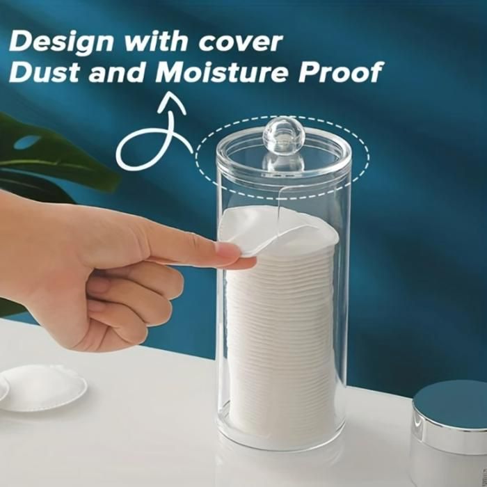 Boîte de rangement transparente en acrylique pour élastiques à cheveux et accessoires