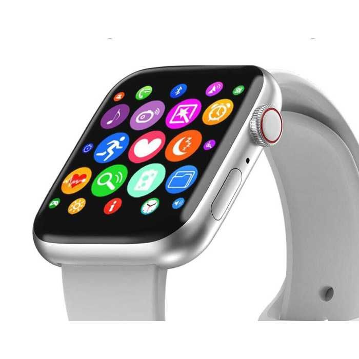 Montre connectée HK9 Pro Max Plus - Blanche - Écran AMOLED avec Bluetooth, suivi de santé et multiples fonctionnalités