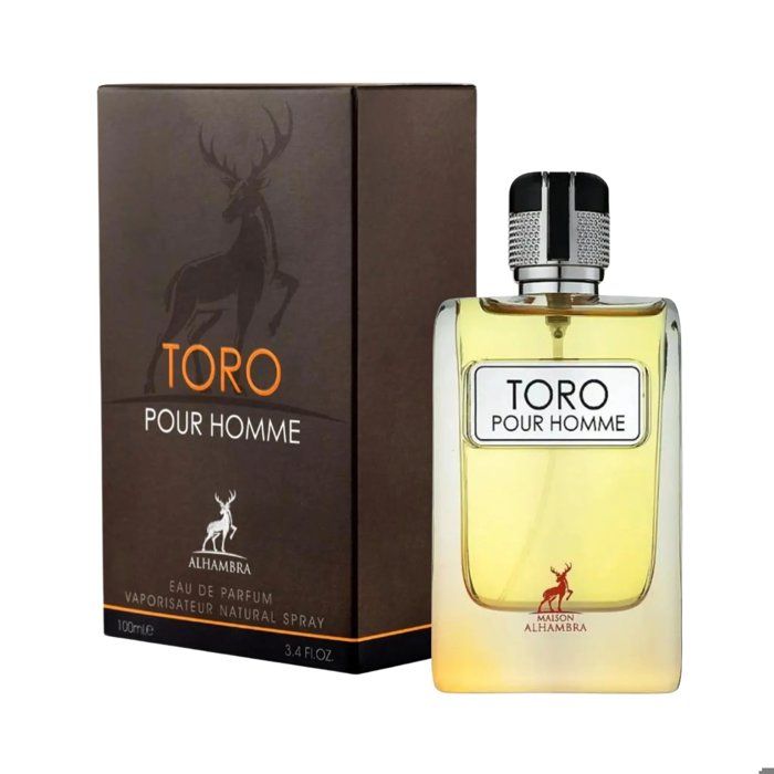 Eau de Parfum - Maison Alhambra - Toro Pour Homme - 100ml - Parfum boisé - Fraîcheur unique