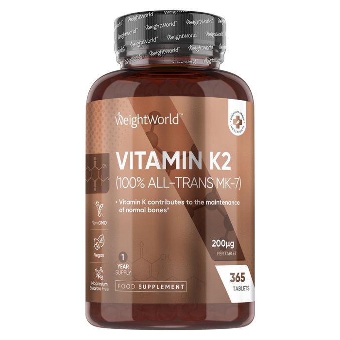 Vitamine K2 MK-7  - 200 mcg - 365 Comprimés