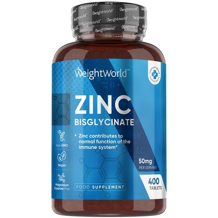 Bisglycinate de Zinc 50 mg - 400 comprimés