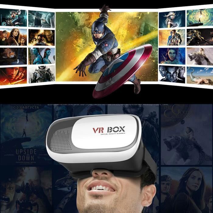 Lunettes Réalité Virtuelle 3D pour iphone & Tous mobiles Android