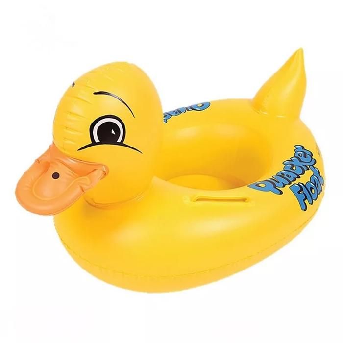 Bouée Gonflable Enfant Forme Canard – 80x60 cm – Jaune, Pour Piscine ou Plage, Dès 3 Ans