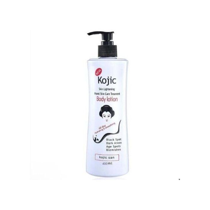 Lait Corporel Éclaircissant - Kojie San - 400 ml - Acide Kojique - Hydratant - Formule Coréenne