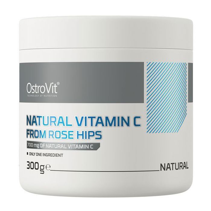 Natural Vitamin C From Rose Hips 300 g Natural - Immunité, Antioxydant