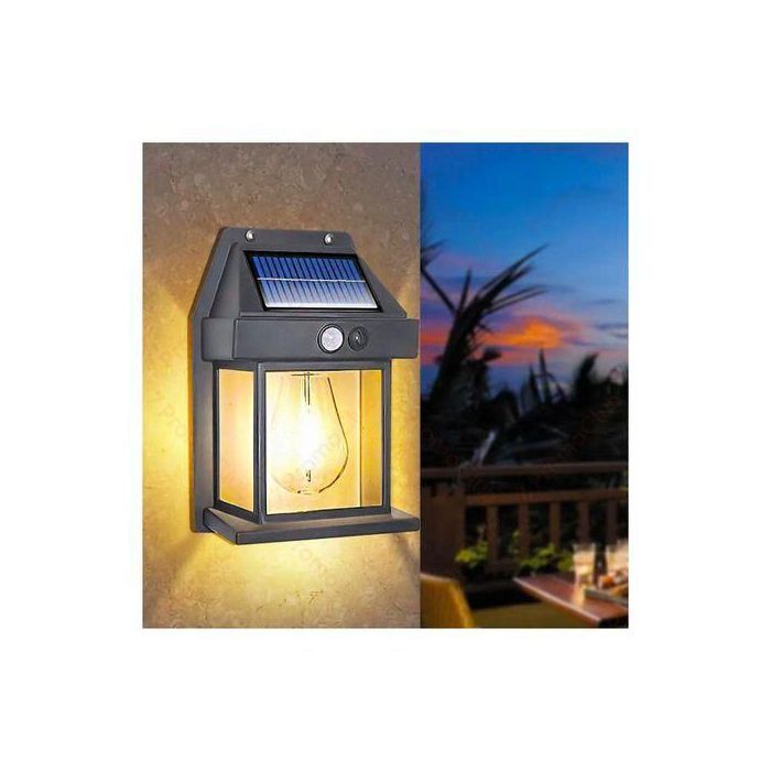 Lampes solaires pour cour ,Applique murale solaire, appliques LED d'extérieur étanches IP65