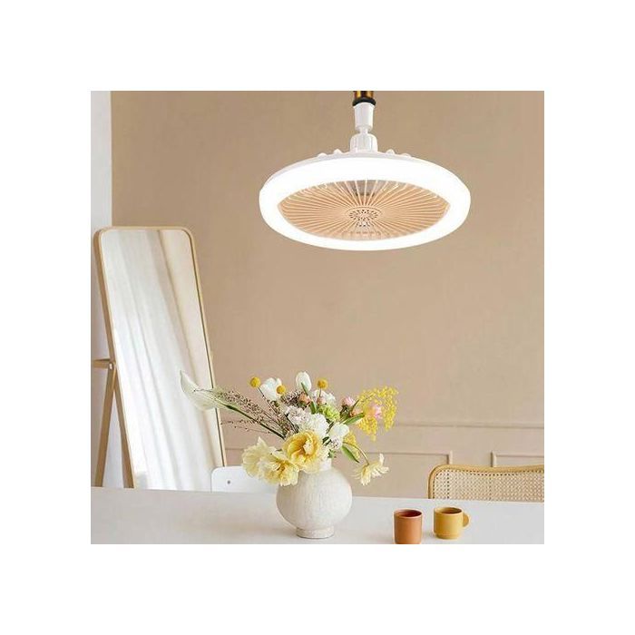 Ventilateur de Plafond avec Éclairage Intégré et Télécommande