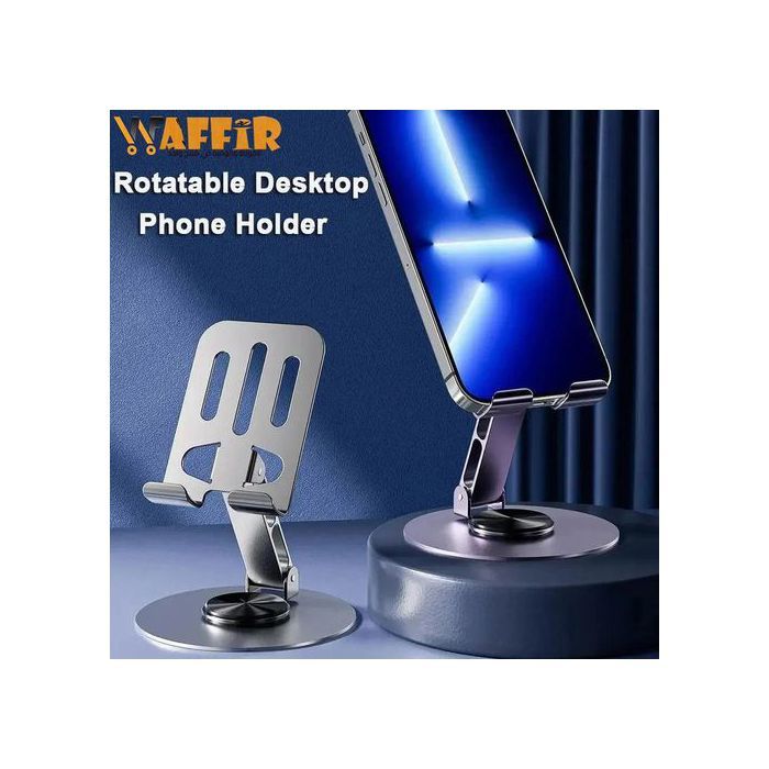 Support de Bureau - Multicolore - Alliage d'Aluminium - Pliable - Réglable - Rotation 360°