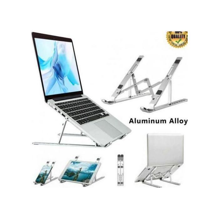 Support Portable - Multicolore - Alliage d'aluminium - Réglable - Antidérapant - Pliable
