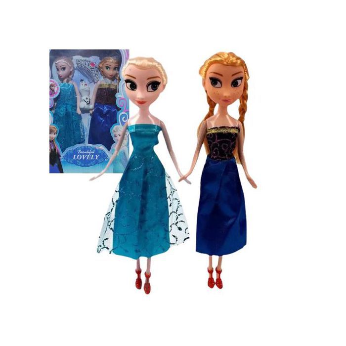 Ensemble de 2 poupées Elsa et Anna, princesses de Disney, Poupées Frozen Reine de neige