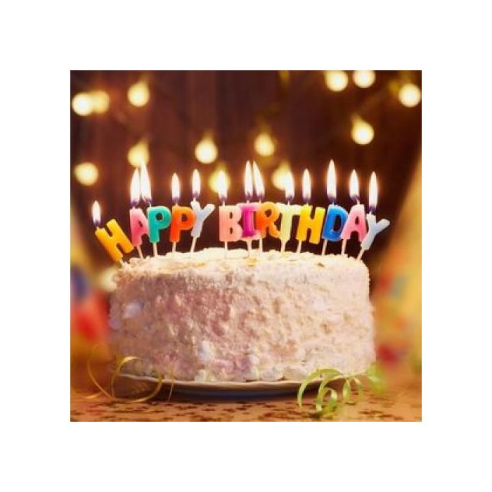 Kit de bougies d'anniversaire Happy Birthday, Pour gâteau de fête
