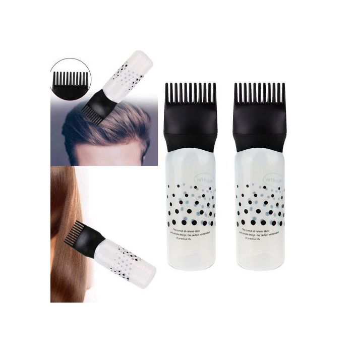 2 x pulvérisateur pour cheveux avec peigne, Flacon pour racines de cheveux