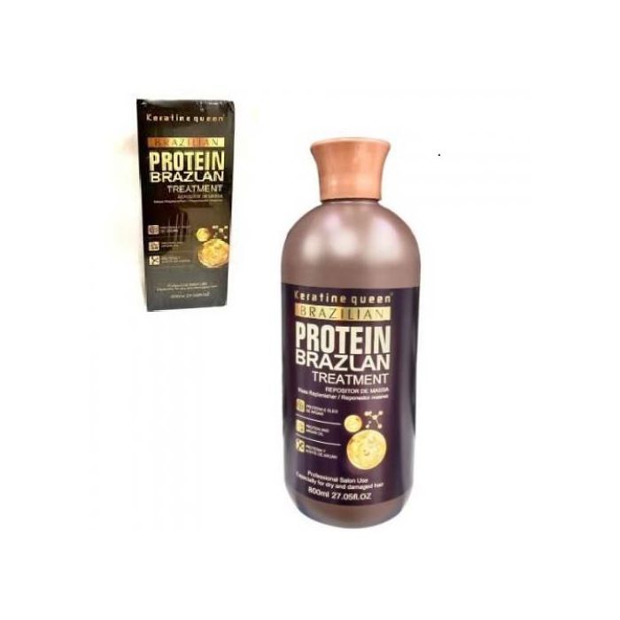 Keratine Queen Brazilian Protein de Lissage cheveux Treatment 500ml sans sulfate