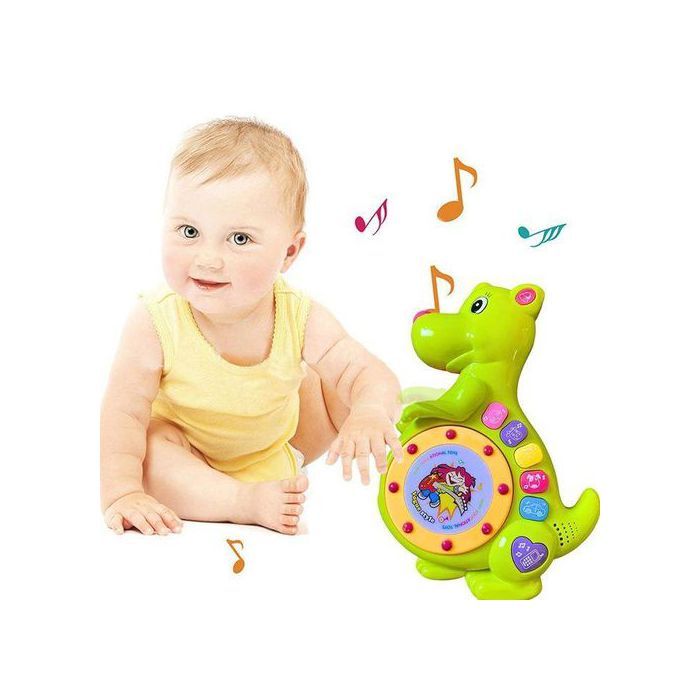 Jouet musical mignon de piano à tambour kangourou pour bébés et tout-petits