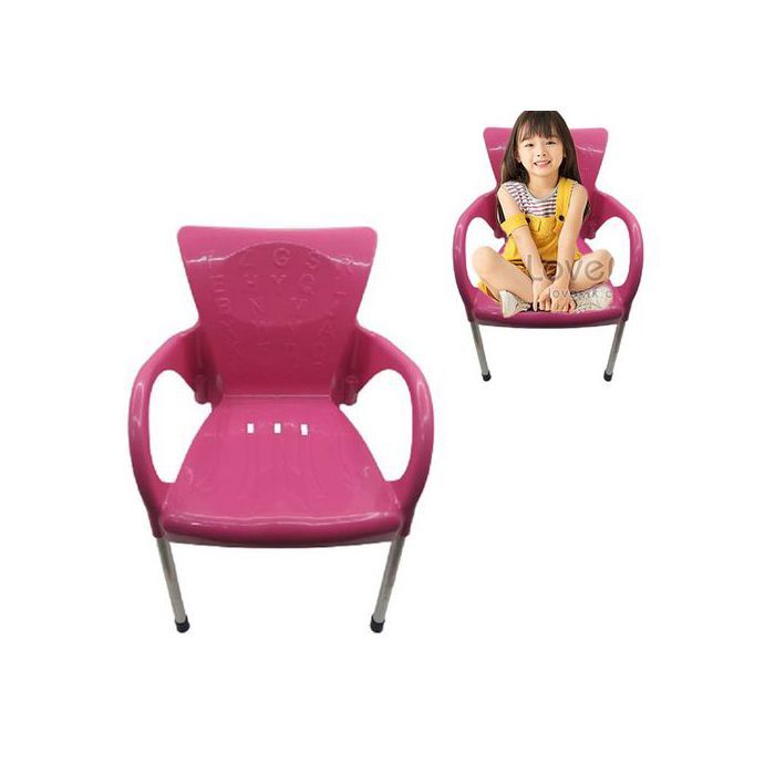Chaise pour filles, Petite chaise confortable pour enfants gravée de lettres