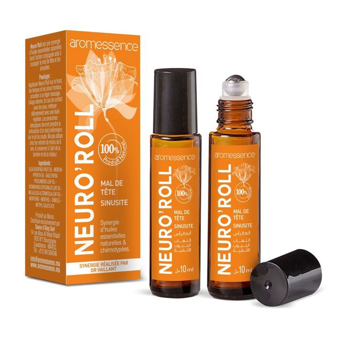 AROMESSENCE NEURO’ROLL Mal de tête – sinusite - 10ml