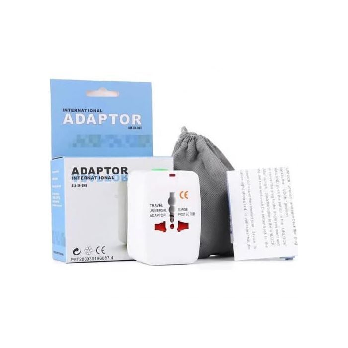 Adaptateur universel de voyage, chargeur d'alimentation, adaptateur européen