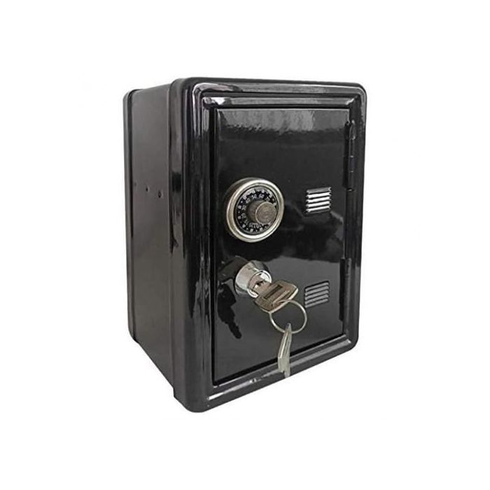 Coffre-fort 12x18x10 Caisse en Métal pour Monnaie, Billets et objets de valeur