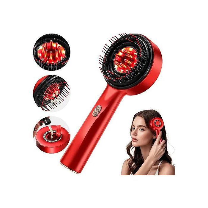 Brosse Électrique de Luxe : Lissez et Démêlez Vos Cheveux en Un Clin d'Œil