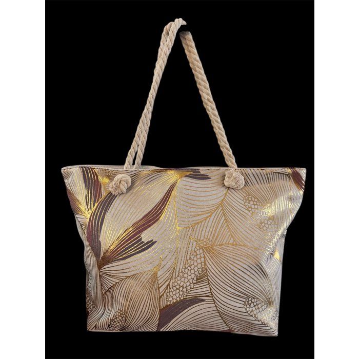 Sac de Plage, Sac d'épaule de Natation avec Poignées en Coton Corde