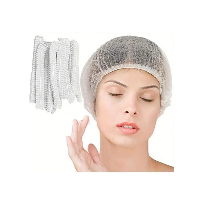 Pack De 100Pcs Bonnet Cheveux Pour Femme Et Homme