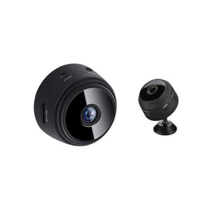 Mini caméra WiFi - Vision Nocturne - Full HD 1080P - Détecteur de mouvement - Angle large - Compacte