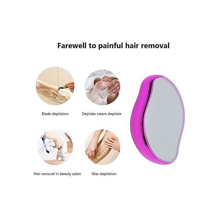 Epilateur cristal Physique Indolore, Machine d'épilation magique lavable douce pour Femme